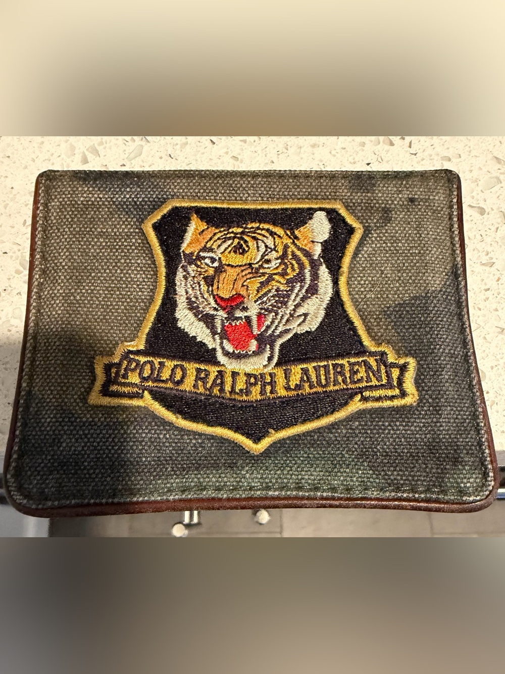 Polo Ralph Lauren tiger camo cardholder wallet